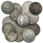  1  Morgan Or Peace Silver Dollar Cull Coin  Investment Silver Coins  Variety 