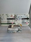 Vintage Jcpenney America   s Wildflowers Queen Sheets 4 Pc Flat Fitted Cases Nos