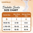 Diabetic Crew Socks Men Women Circulatory Health 3 6 12 Pairs 9-11 10-13 13-15