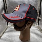 Vintage Chase Authentics Dale Earnhardt Nascar Hat Men Os Gray Black Racing Cap