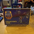 Gobots Plastic Carrying Case 14 Compartments Handle Latch Blue yellow