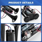 12v 150db Air Hornkit With Compressor For Any 12v Vehicles Trucks Super Loud