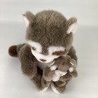 Applause Hug Me Tender Raccoon Set Mom Baby Plush Stuffed Animal Vintage 1989 