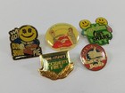 Lot Of 5 Walmart Employee Enamel Pins Accident Free Great Job Share Of The Pie