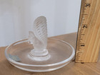 Vintage Lalique France Squirrel Trinket Ring Pin Dish Signed