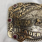 Cjra Team Roping Belt Buckle Senior Header