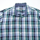 Van Heusen Dress Shirt Men s Size 16-16 5 Multicolor Plaid Long Sleeve Collared