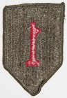 Original U s  Army 1st Infantry Division Patch