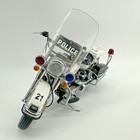 Vintage Franklin Mint Harley Panhead Police Motorcycle 1 10 Diecast Bike