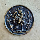 Antique Victorian Picture Buttons  Collection Of 25  Cupid Cherub Putti Themes 
