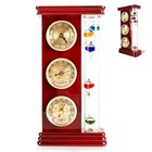 New Classic Analog Weather Station Thermometer Barometer Hygrometer Quartz Clock