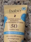 Babo Botanicals Super Shield Mineral Spf 50 Sunscreen Lotion 3 Fl Oz Exp  01 29