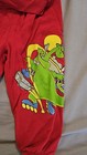 Vintage Toddler Kids Pca Dinosaur Hockey Sweatsuit Red Size 2t