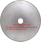 4   Ultra-thin Rim Diamond Lapidary Saw Blade Disc Arbor Hole 1 2  Pack Of 10pcs