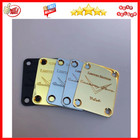 Laser Engraved Custom Shop Metal Guitar Neck Joint Plate For Fender Guitar Bass