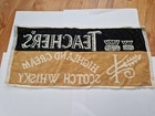 Vintage Teacher s Highland Cream Scotch Whisky Pub Bar Beer Towel Breweriana