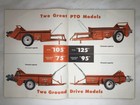 1950s Ji Case Tractor Manure Spreaders Farm Advertising Brochure Vintage