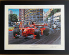 Michael Schumacher Hand Signed Nicholas Watts  triumphant  Ferrari F399 Coa