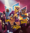 1989 Nabisco Teddy Grahams Poster Teddy Eddy Freddy 24x30 Vintage Advertising