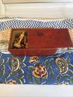Vintage Made In France Chess Game Pieces Unknown Date Rare Handmade Dovetail Box
