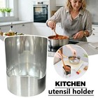 Spoon Rest Pot Lid Holder Stainless Steel Organizer Stand Caddy Kitchen Utensil