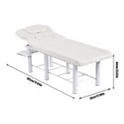 Multifunction Massage Table Adjustable Facial Bed Salon Tattoo Chair White