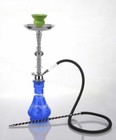 1 Hose 21  Yalla Blue Hookah Shisha Nargila Water Glass Vase Pipes Smoke Sale
