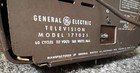 Vintage Ge General Electric 17t025 Portable Television Tv Brown With Handle