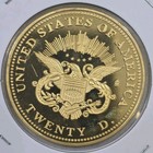 Copy 1849 Liberty Head Double Eagle  20 Dollar Coin Gold Layered American Mint