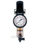 1 4  Inline Air Compressor Filter Regulator Combo W  Pressure Gauge Piggyback