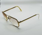 Vintage American Optical Ao576 Gold Metal Square Aviator Pilot Eyeglasses Frames