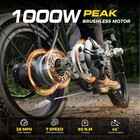Varun M20-1 48v13ah 20  X 3 Fat Tire Electric Bike Peak 1000w E-bike For Adults