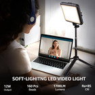 Niceveedi Led Photography Lighting Kit  2-pack 8    Portable Video Light With Adju
