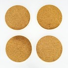 Old Guys Rule Vintage Brew Beer Coaster Ceramic Stone Cork Bottom Set Of 4