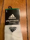 Adidas Utility Socks Multisport Otc Socks Size Large White Color 1 Pair