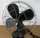 Rare Vintage 1950s 4 Blade 16    Emerson Electric 79648-ag Oscillating Fan  works 