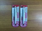 Lot Of 2 Pentel Orenz 1-click Mechanical Pencil 0 2mm White Barrel