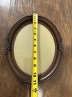 Vtg Ornate Wood Frame Oval 7x8    Opening Freestanding Victorian Classic