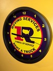 Ryder Moving Services Rental Truck Mover Man Cave Advertising Clock Sign