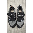 Climbx Rave Climbing Shoes Men s Us 6 5  women s 7 5 Gray Orange Hook And Loop