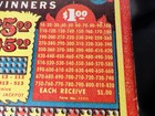 Vintage Jackpot Charley 25   Punch Board Game Unpunched Trade Stimulator Gambling