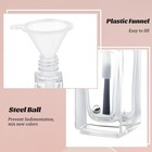 Empty Nail Polish Bottles With Brush Clear Containers 5ml For Nails Art Samples