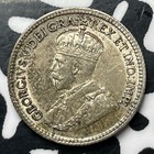 1917-c Newfoundland 5 Cents Lot jm8444 Silver  Nice 
