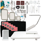 Bernette B79 Sewing   Embroidery Machine Bundle With 3 Embroidery Hoops