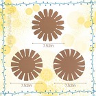 12 Pack Woven Flower Basket Base Paper Template For Diy Weaving Making Supplies