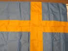 Nyl-glo Annin   Co Nylon   Swedish Flag Of Sweden 60  X 35  Made In Usa  ex 