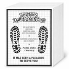 100 Pcs White Paper Floor Mats For Cars  16x20 Disposable Auto White 100pcs
