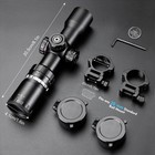Crossbow Scope 1 5-5x32 Speed Adjustable 250-450 Fps Red Green Illuminated