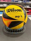 New Wilson Avp Optx Official Beach Volleyball Tour Match Game Ball -black yellow