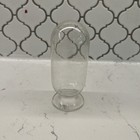Vintage Inverted Clear Glass Apothecary Dispaly Jars  Lot Of 10  4 1 2 Inches L